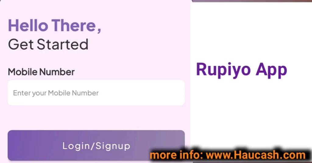 rupiyo app account