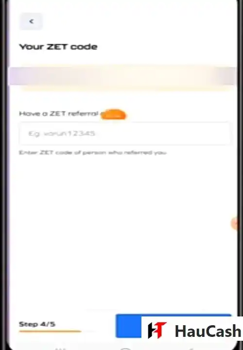 create-account-on-zet-app-step-8